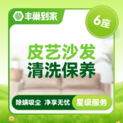 皮质沙发养护6座