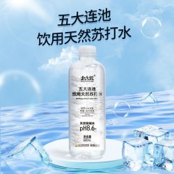 北大荒 五大连池天然弱碱苏打水600ml*12瓶冷泉碱性水饮用水