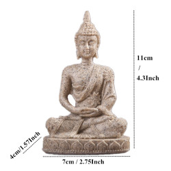 东南亚禅意佛像摆件树脂家居装饰