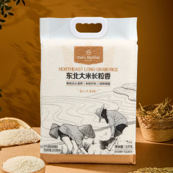 1号会员店 东北大米  长粒香米5kg 袋装