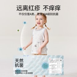 ELLE BABY 宝宝背心外穿纯棉a类夏季薄款男童女童儿童透气无袖T恤