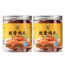 东方甄选 脱骨鸡爪柠檬酸辣 500g*2罐