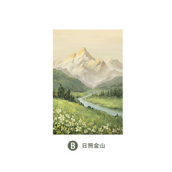 法式山水玄关画