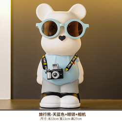 暴力熊摆件轻奢高级感小众装饰