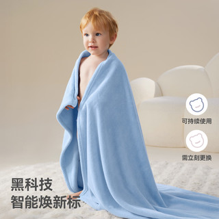 贝肽斯 婴儿浴巾 7A抗菌 海盐小熊 100x80cm
