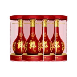 郎酒 红花郎(15) 53度 酱香型白酒 500ml*4瓶