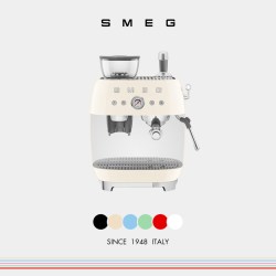 Smeg EGF03咖啡机研磨一体专业级意式蒸汽打奶泡家用复古