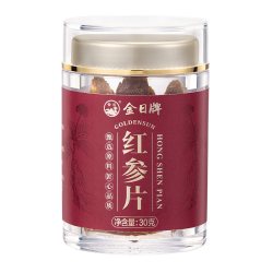 金日 红参片 30g 长白山红参片