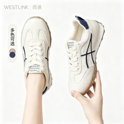 西遇 女款厚底德训鞋 超好看显腿长阿甘鞋子