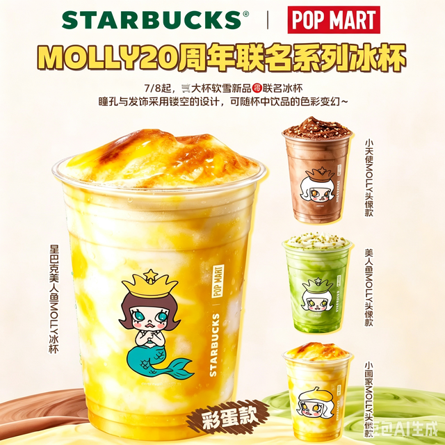 今日必买：星巴克 软雪星冰乐大杯 2杯 3口味可选