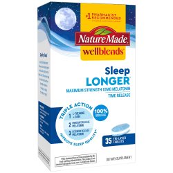 Nature Made 褪黑素复合片 10mg褪黑素 改善睡眠 35片
