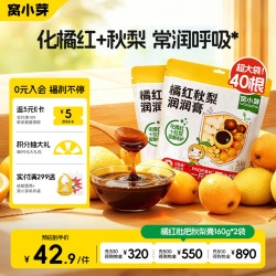 窝小芽 化橘红枇杷儿童秋梨膏160g *2袋 无添加蔗糖 儿童冲泡水即食梨膏
