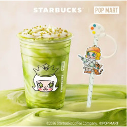 星巴克 意式开心果软雪星冰乐大杯+画家款吸管勺 多口味可选
