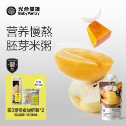 光合星球 婴幼儿胚芽米粥宝宝辅食杂粮米糊便携式婴儿粥6月+ 山药薏米味 100g*1袋