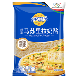 妙可蓝多 马苏里拉芝士碎125g*3奶酪碎 焗饭披萨拉丝家庭烘焙原料 冷冻