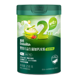英氏 婴幼儿米粉香蕉草莓味258g