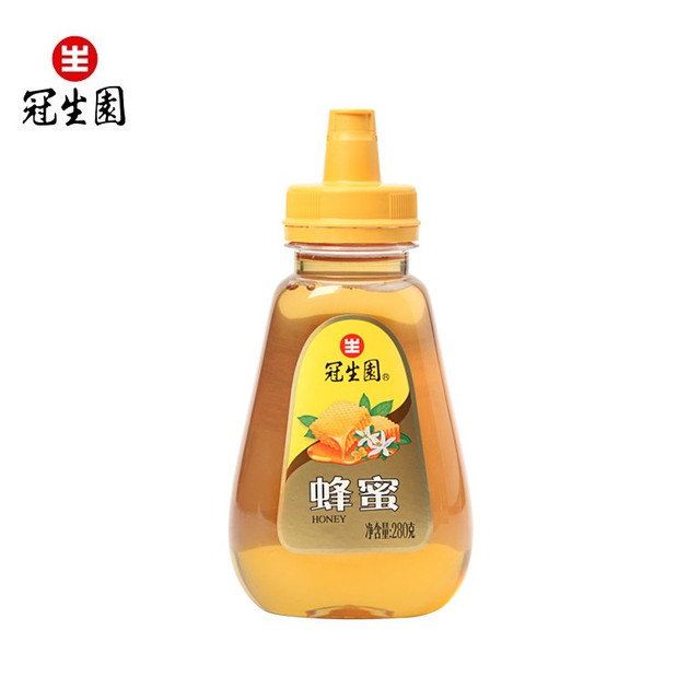 冠生园 [官方发货]冠生园蜂蜜280g洋槐蜜便携尖嘴挤压瓶