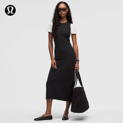 lululemon All Aligned 女士罗纹中长连衣裙 丨lululemon丨LW1EA5S