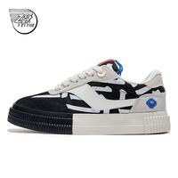 飞跃 Feiyue）板鞋夏季透气网布休闲鞋拼接休闲舒适潮流个性轻便百搭运动板鞋子