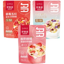 好麦多 水果燕麦脆3袋装酸奶营养早餐k