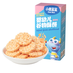 小鹿蓝蓝 山楂棒水果条磨牙棒 谷物酥饼番茄味/40g