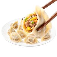 邯雪 牛肉玉米水饺 360g*1盒