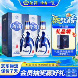 汾酒 青花20 53%vol 清香型白酒 500ml*2瓶 双支装