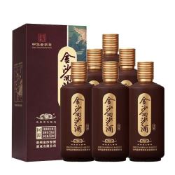 金沙 回沙酒 回源 53%vol 酱香型白酒 500ml*6瓶 礼盒装