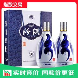 汾酒 青花20 53%vol 清香型白酒 500ml*2瓶 双支装