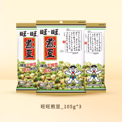 旺旺 挑豆煎豆青豌豆 105g*3 袋装