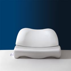罗蒙 2026新款记忆棉枕头助眠慢回弹枕芯儿童成人家用深睡记忆枕 白＋灰 单只 高枕