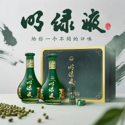 明绿液 明绿香型 42度450ml*2 明绿液 节日送礼 白酒 礼盒