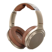 飞傲 JT7 开放式平板振膜 香槟金色 HiFi有线耳机