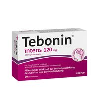 香港直邮Tebonin德葆宁金纳多银杏叶片提取物120mg记忆力60粒