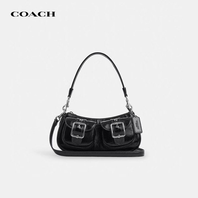 COACH 女士单肩包 ASHTON 黑色 CBJ01