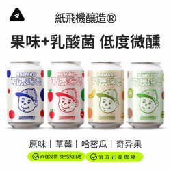 纸飞机酿造 可爱啤思 果味精酿果泥啤酒 330ml*4罐