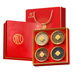 九芝堂 西洋参礼盒石斛黑枸杞四拼 200g 滋补品
