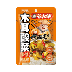 芥大侠 竹笋酸菜80g/袋 木耳酸菜香辣80g