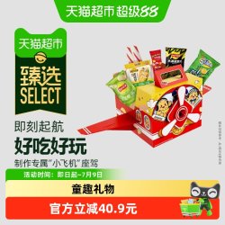乐事 “机长童乐箱”拼装飞机薯片零食礼盒984g