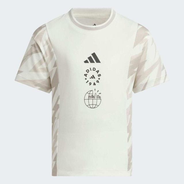 adidas 夏季健身训练男小童LB GFX SS TEE针织短T