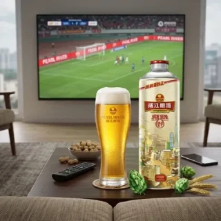 淘金币41.78元、今日必买:珠江啤酒 经典老珠江 拉格啤酒 980ml*6罐