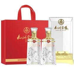 五粮液 九洲至樽系列 浓香型白酒 52度 500ml*2瓶 礼盒装