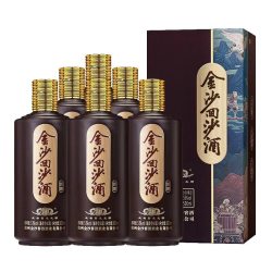 金沙 回源 53度 酱香型白酒 500ml*6瓶