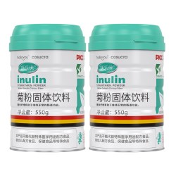 活乐优 菊粉益生元菌低聚果糖粉剂 550g/罐*2