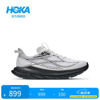 HOKA MACH REMASTERED 耐磨透气 晨霜白/黑色 42.5 休闲运动鞋