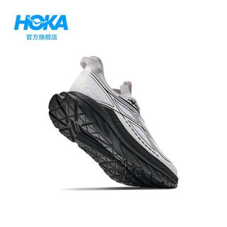 HOKA MACH REMASTERED 耐磨透气 晨霜白/黑色 42.5 休闲运动鞋