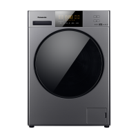 松下 XQG100-NDV1D 泡沫净技术 浅银色 10kg洗7kg烘 洗烘一体机