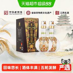 四特酒 四特东方韵系列弘韵52度特香型白酒500ml*2瓶