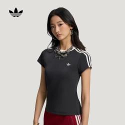 adidas Original三叶草2026年女子TALIORED TEE W修身运动短袖T恤 KT7789 S