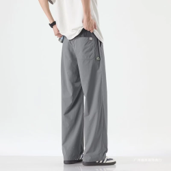 柯诗曼 K337 冰丝速干 灰色 XL 男士休闲裤